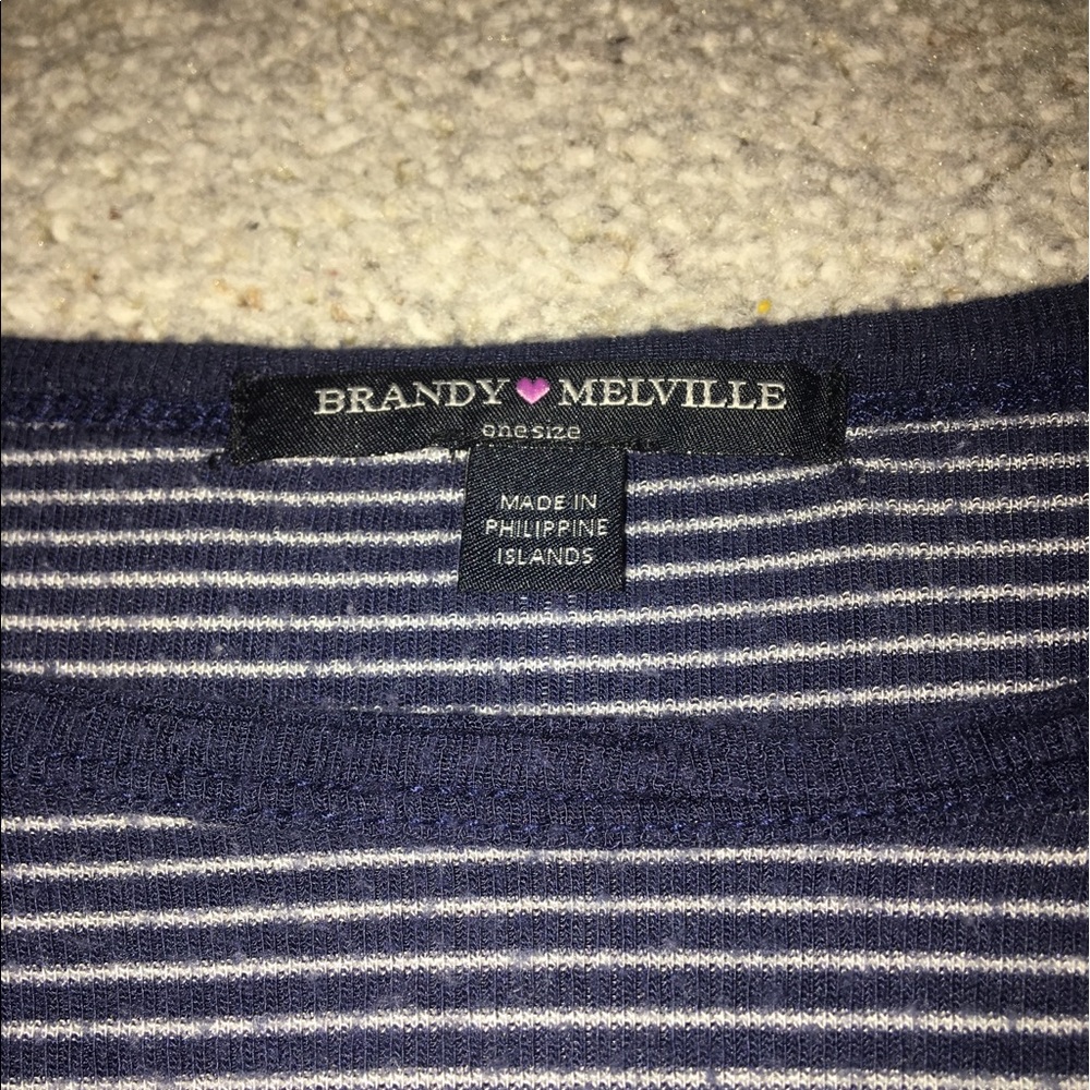 stripped brandy t shirt